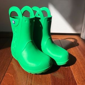 Crocs kids rain boots